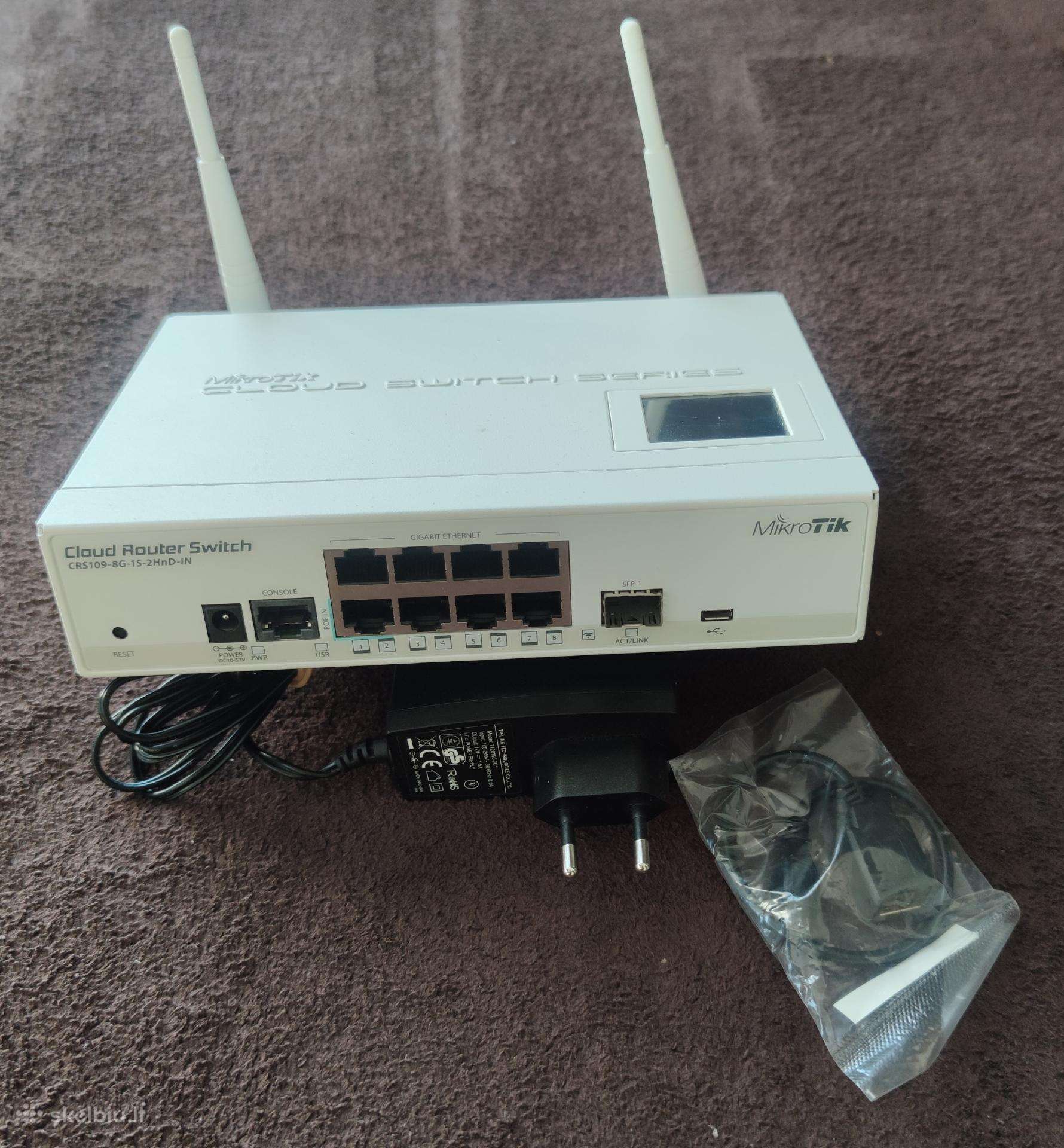 Cloud Router Switch Mikrotik Crs190-8g-1s-2hnd-in