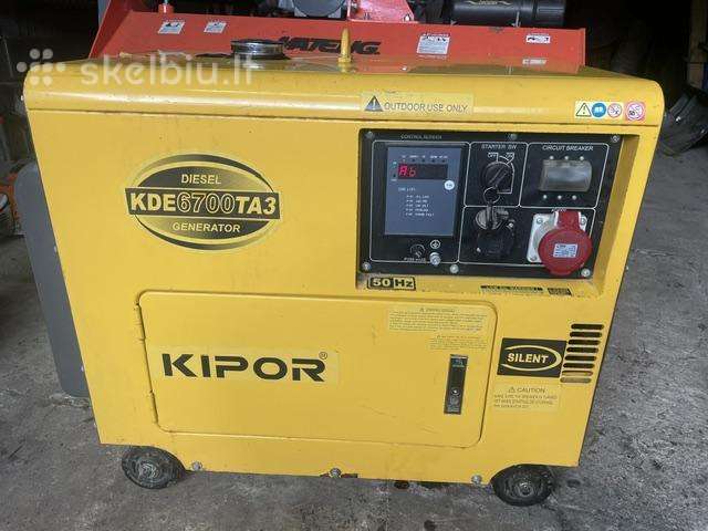 Dyzelinis elektros generatorius 4,4 kw (trifazis)