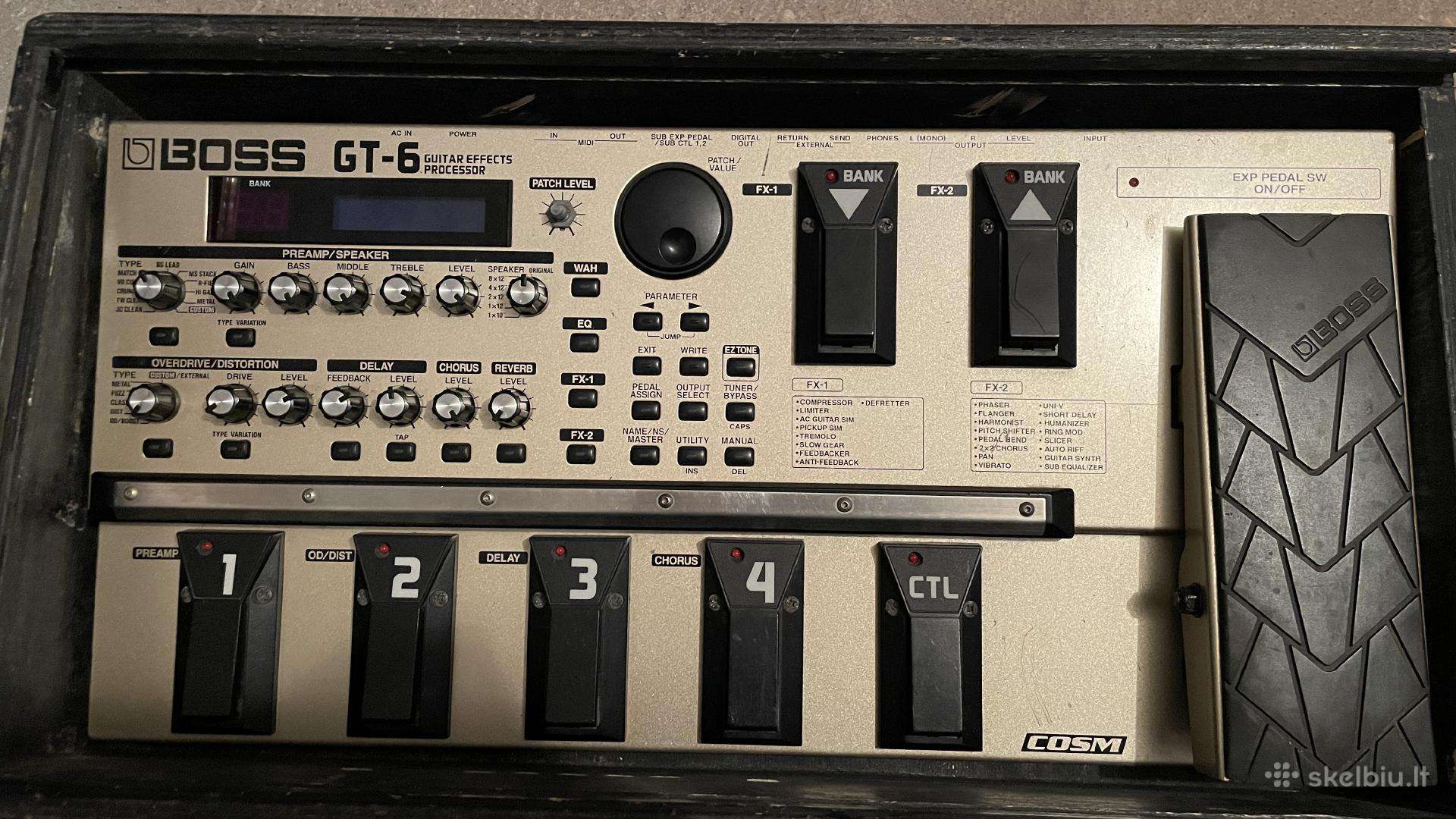 Boss GT-6 gitaros efektų procesorius