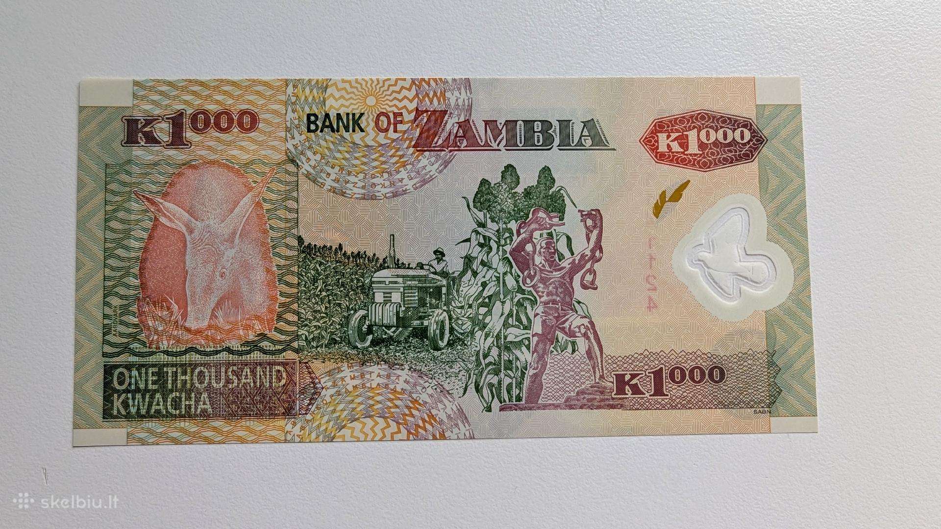 Zambijos 1000 kvačų 2009 Unc