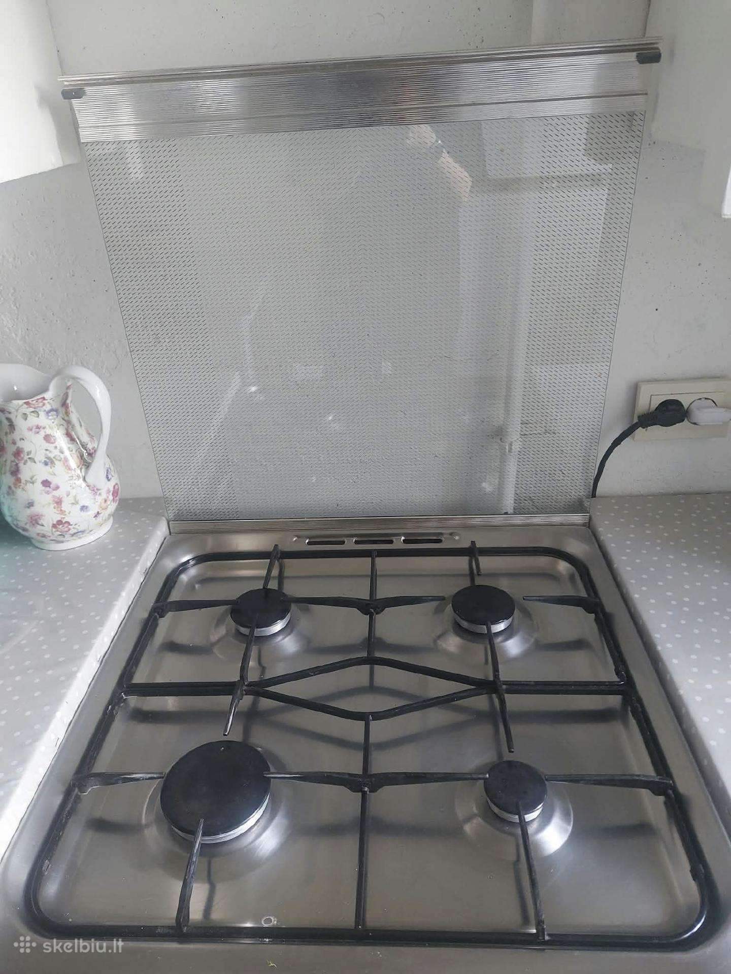 Geros būklės dujinė viryklė su elektrine orkaite