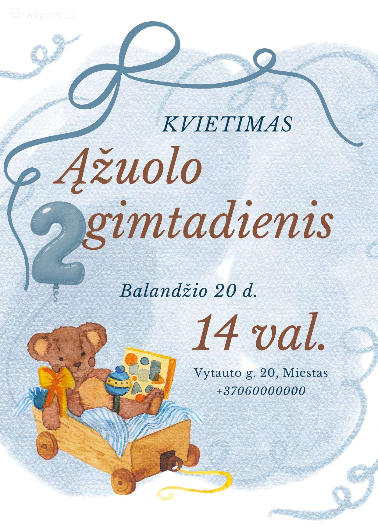 Gimtadienio kvietimai