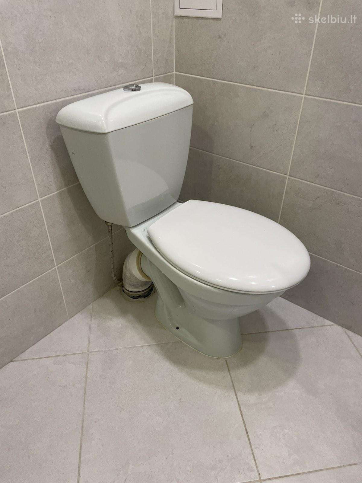 WC klozetas 15€, kriauklė su maišytuvu 15€