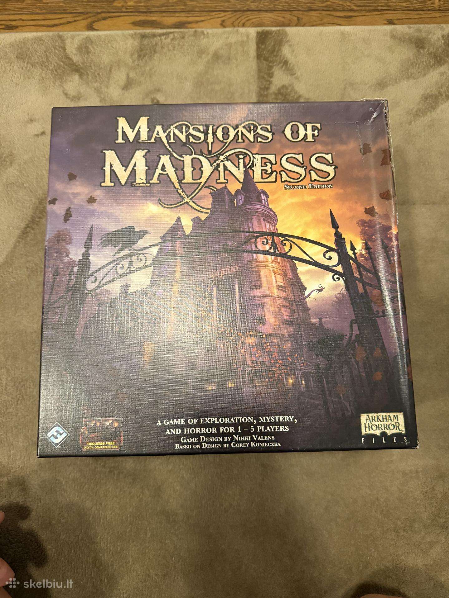 Mansion of Madness stalo žaidimas