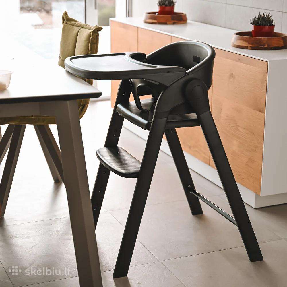 Luxury High Chair Black / Maitinimo kedute Nauja