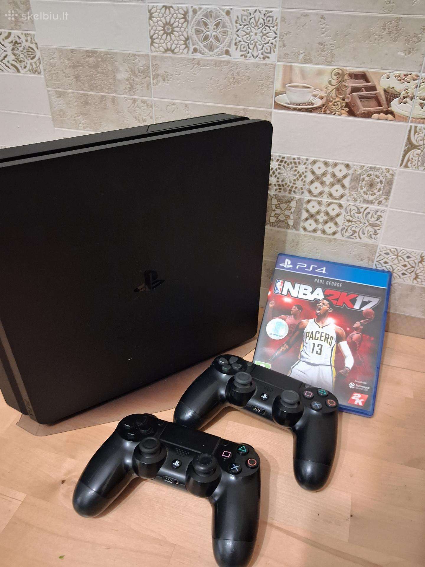 Ps4 slim su 8 žaidimais