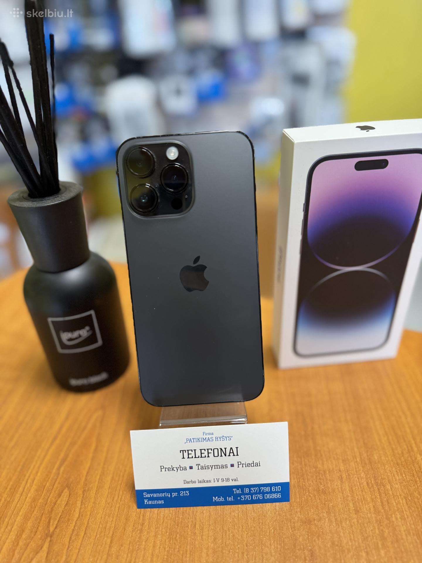 iPhone 14pomax 128gb Black Su Garantija
