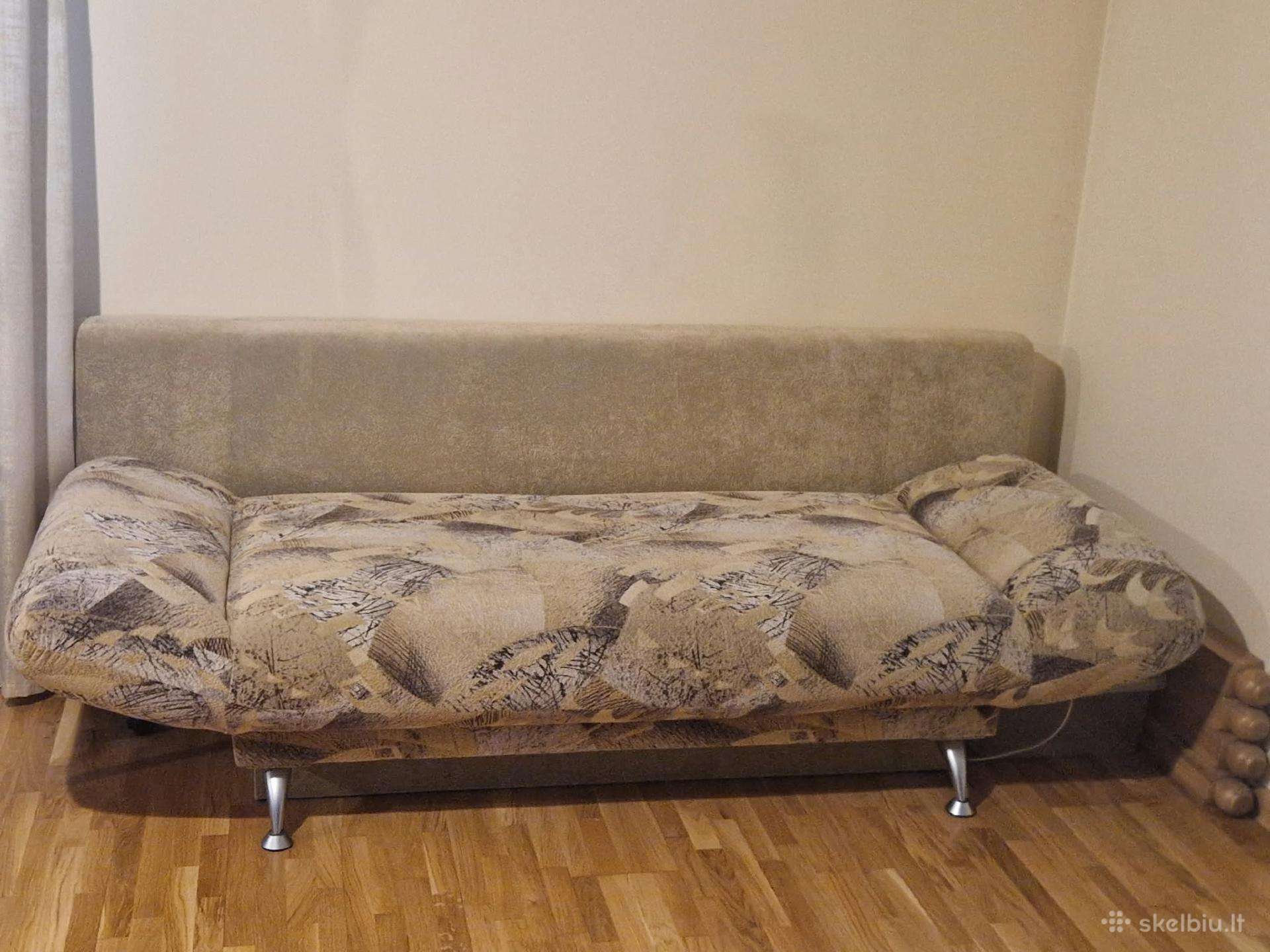 Parduodama dvigulė sofa lova