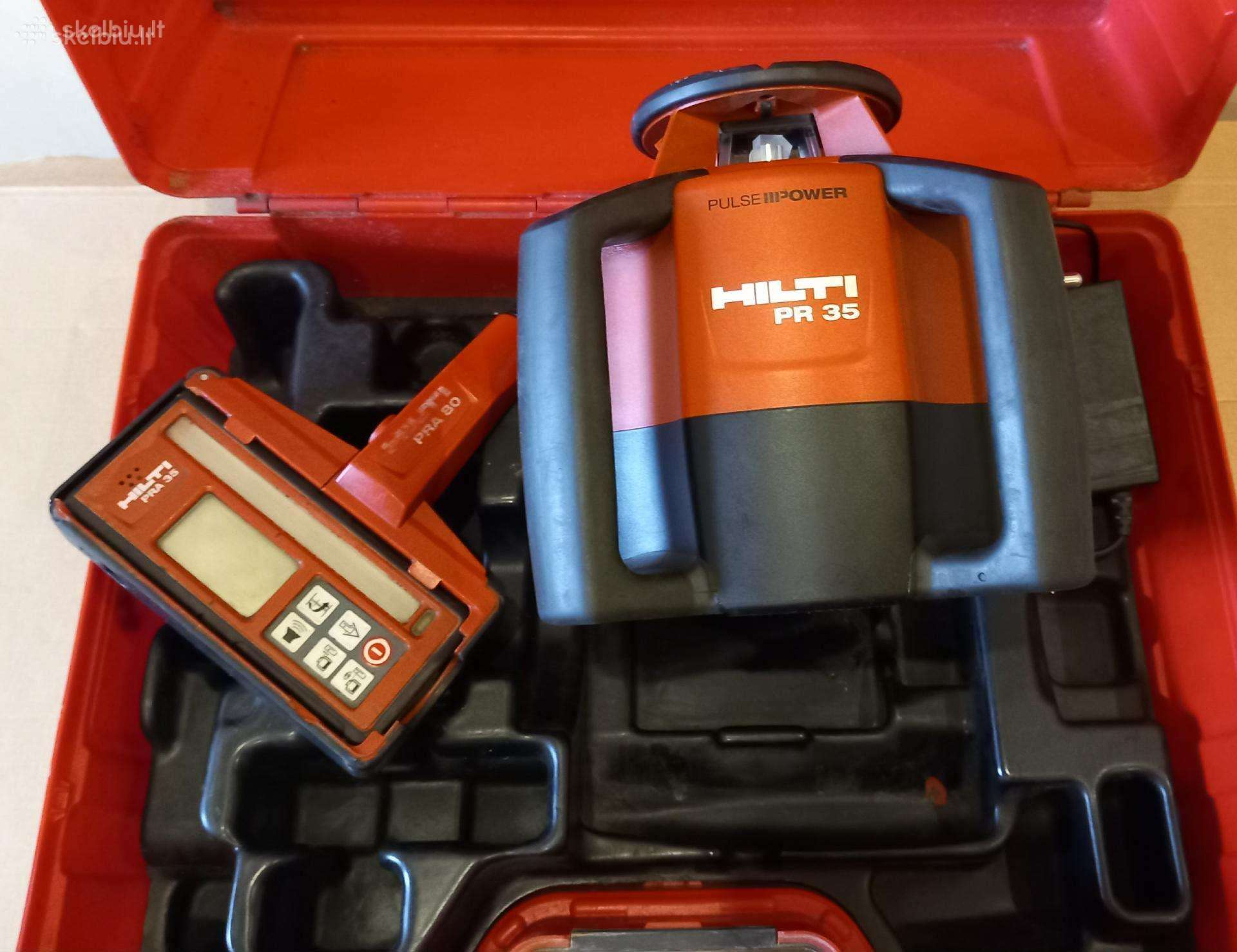 Hilti Pr35 nivelyras rotacinis lazerinis is Pr 35