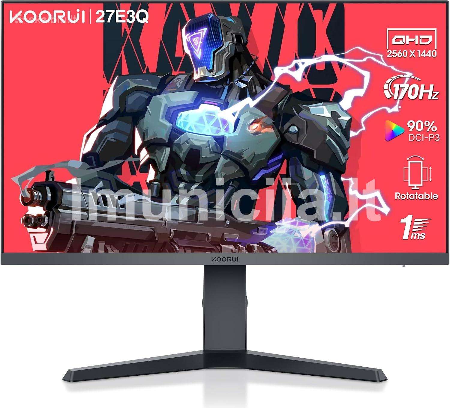 Monitorius Koorui 27e3q 27 Qhd Ips 170hz