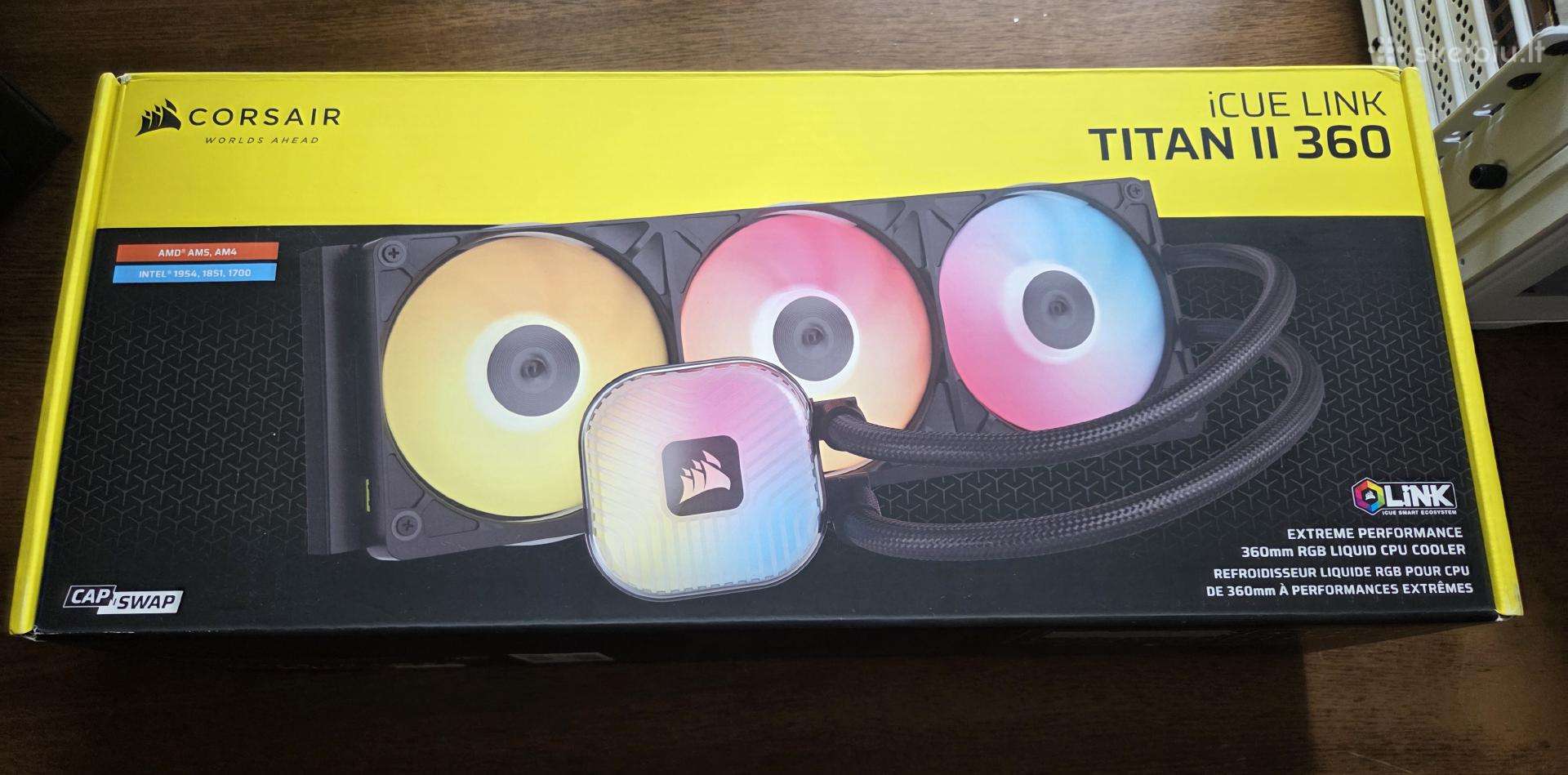 Naujas Corsair icue Link Titan II 360 Rx
