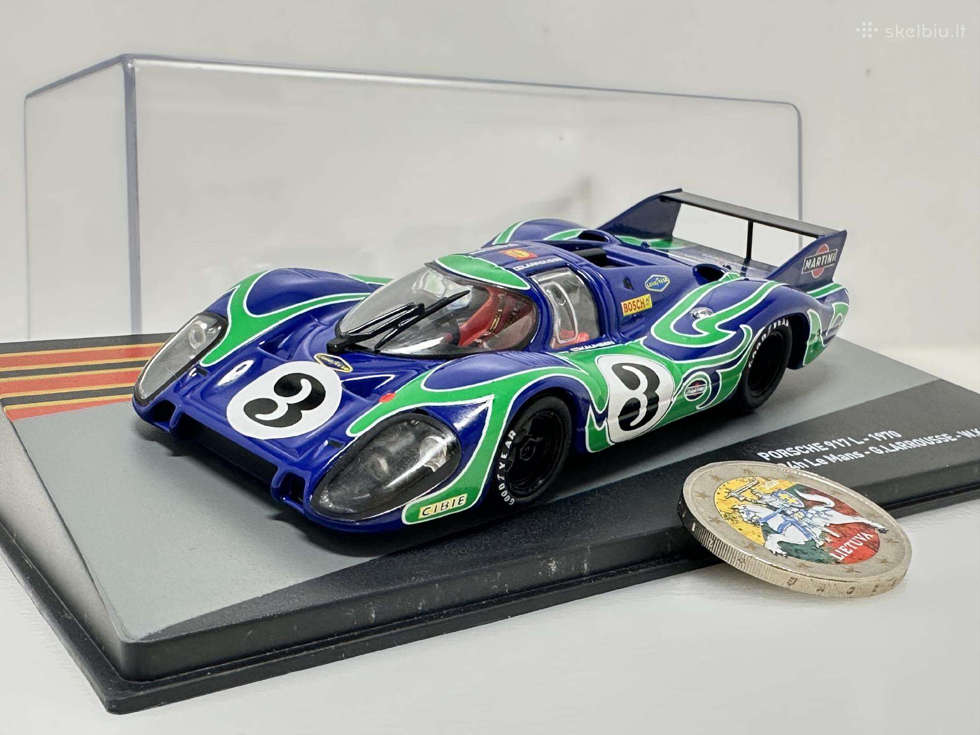 Porsche 917l 24h Le Mans 1970 #3 mėlyna 1:43 Po
