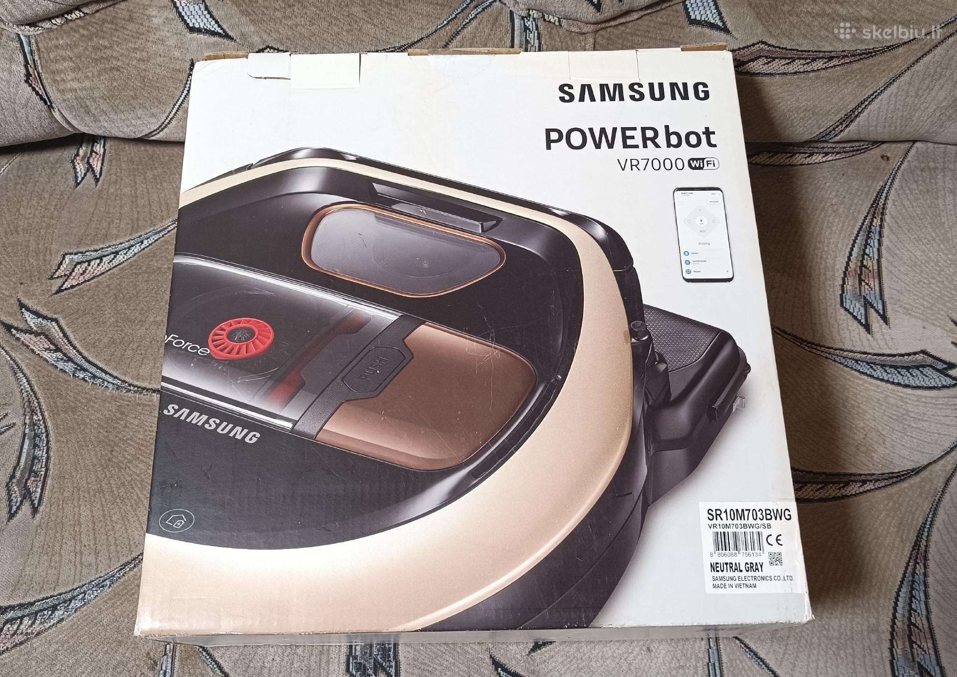 Samsung Sr10m703bwg dulkių siurblys robotas
