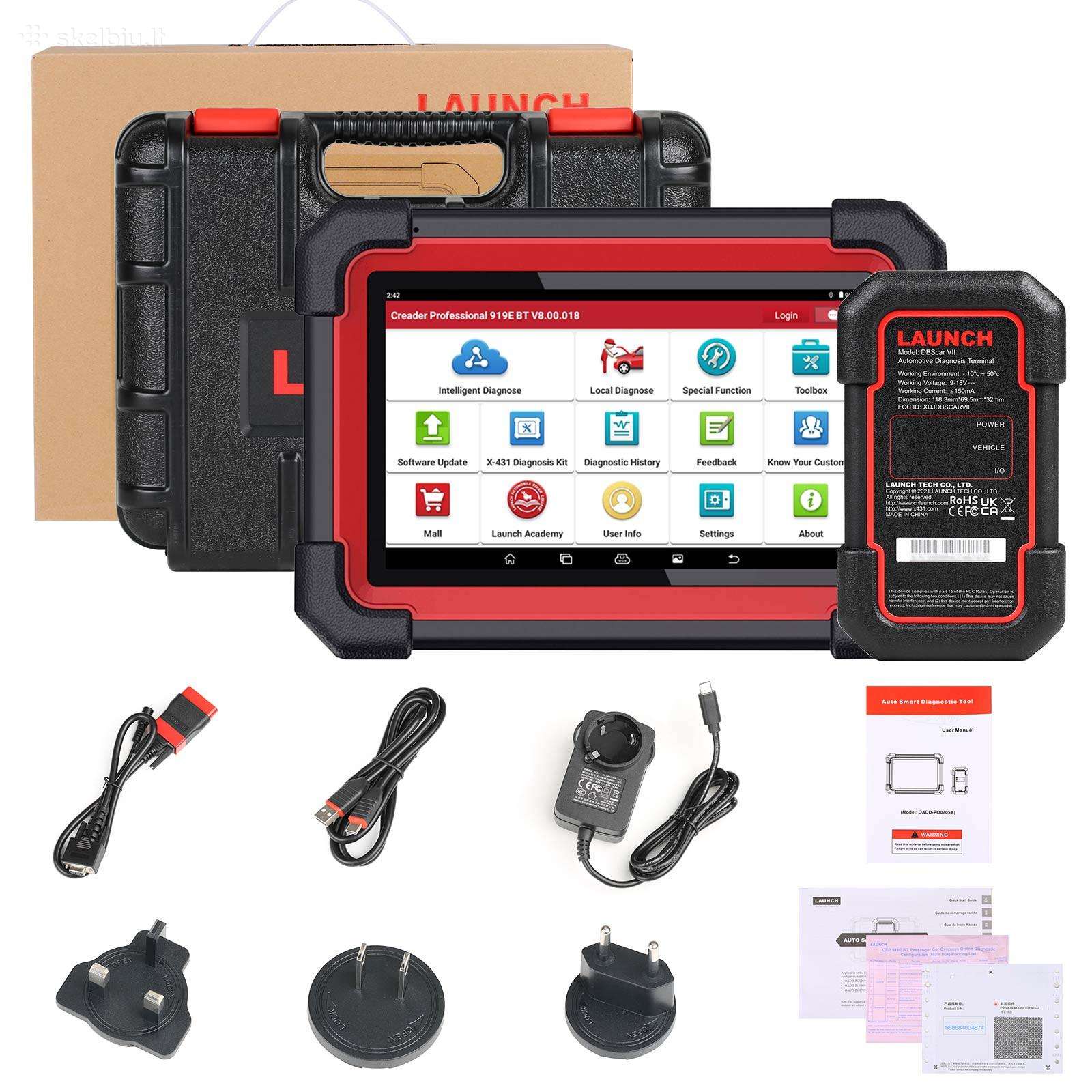 Launch X431 Crp919e Bt Universali Diagnostika