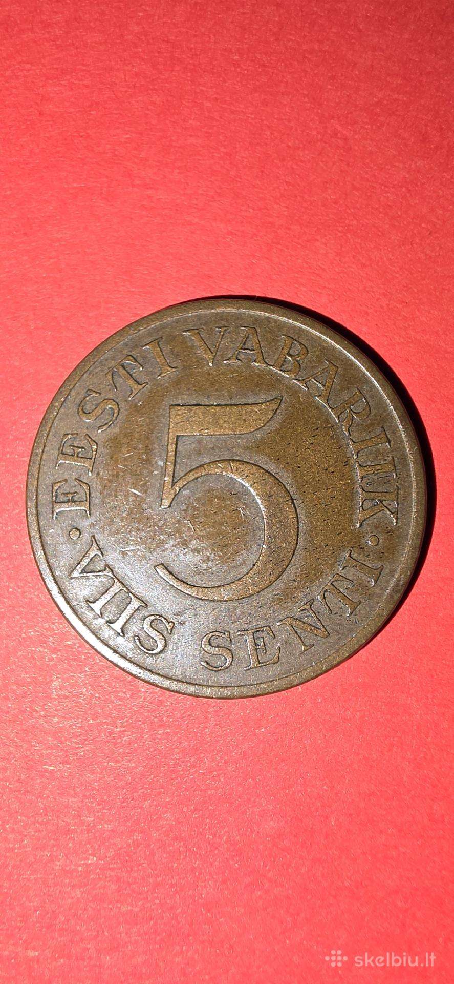 Estija 5 senti 1931