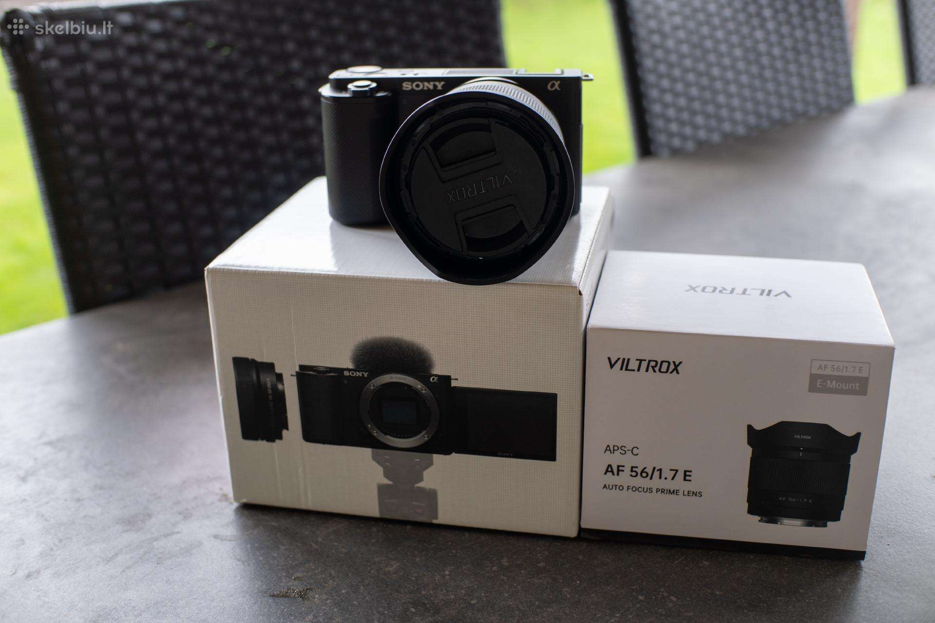 Sony Zv-e10, mažai naudotas su garantija