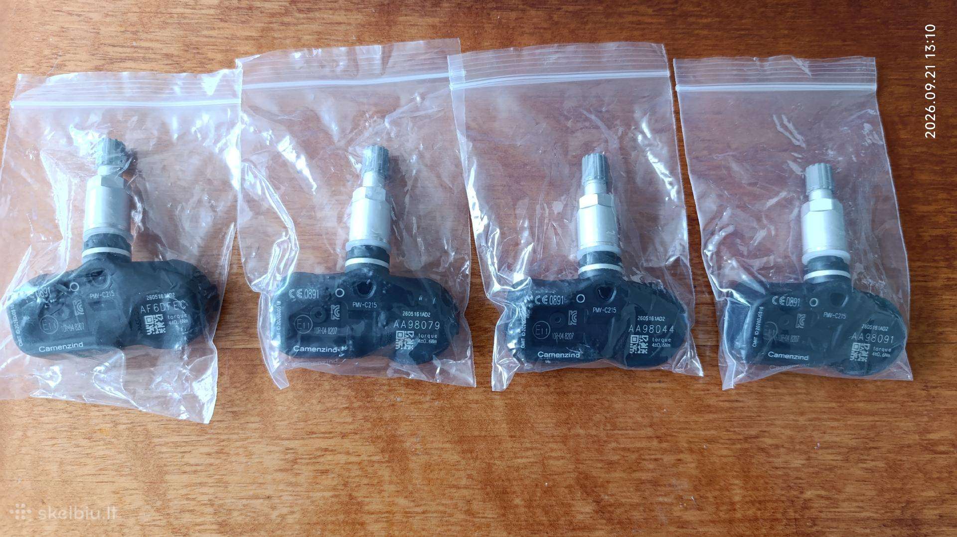 Nauji Tpms padangų slėgio davikliai Toyota 4 vnt.