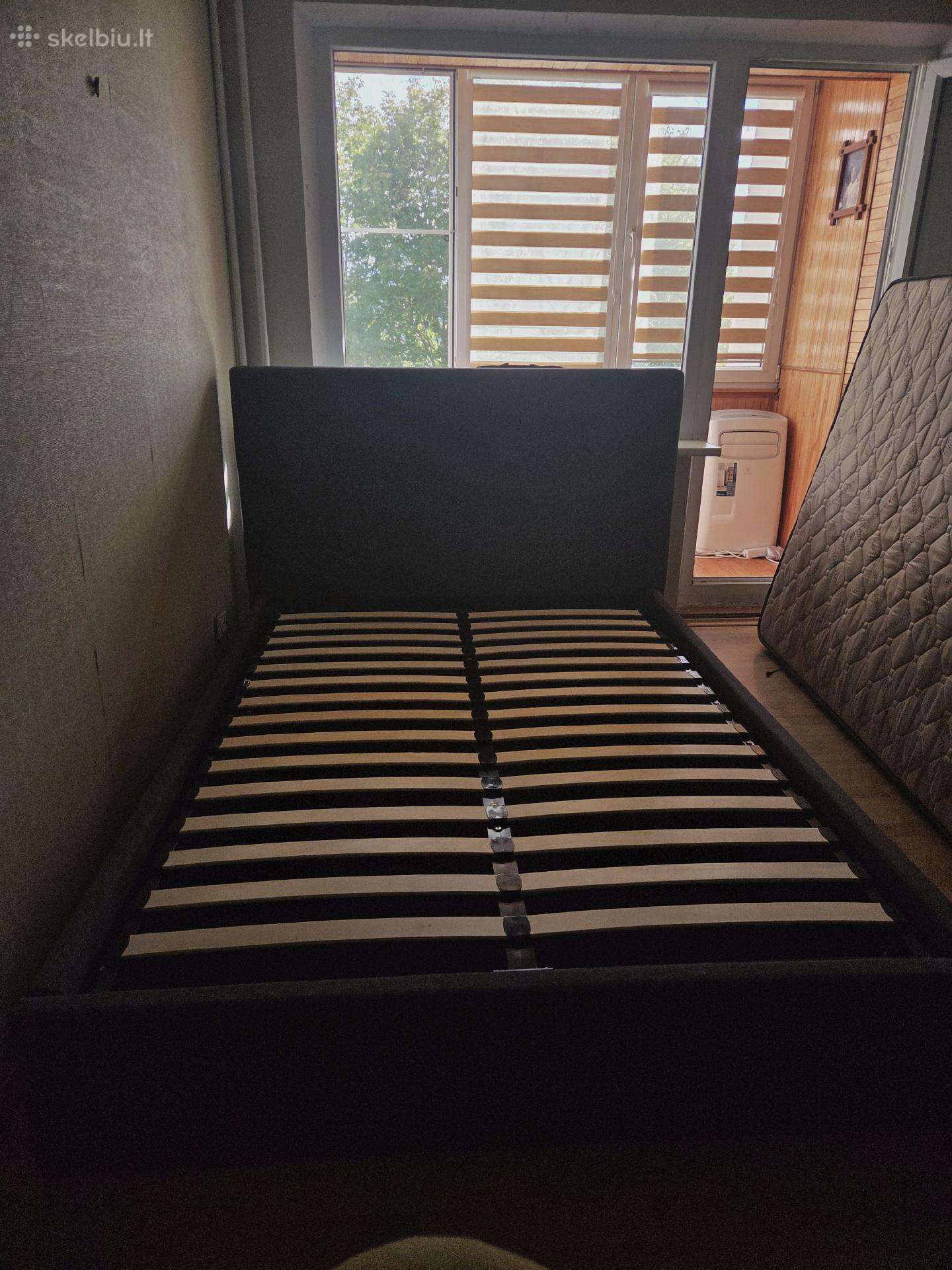 Alnor Lovos rėmas 140x200 t.pilka