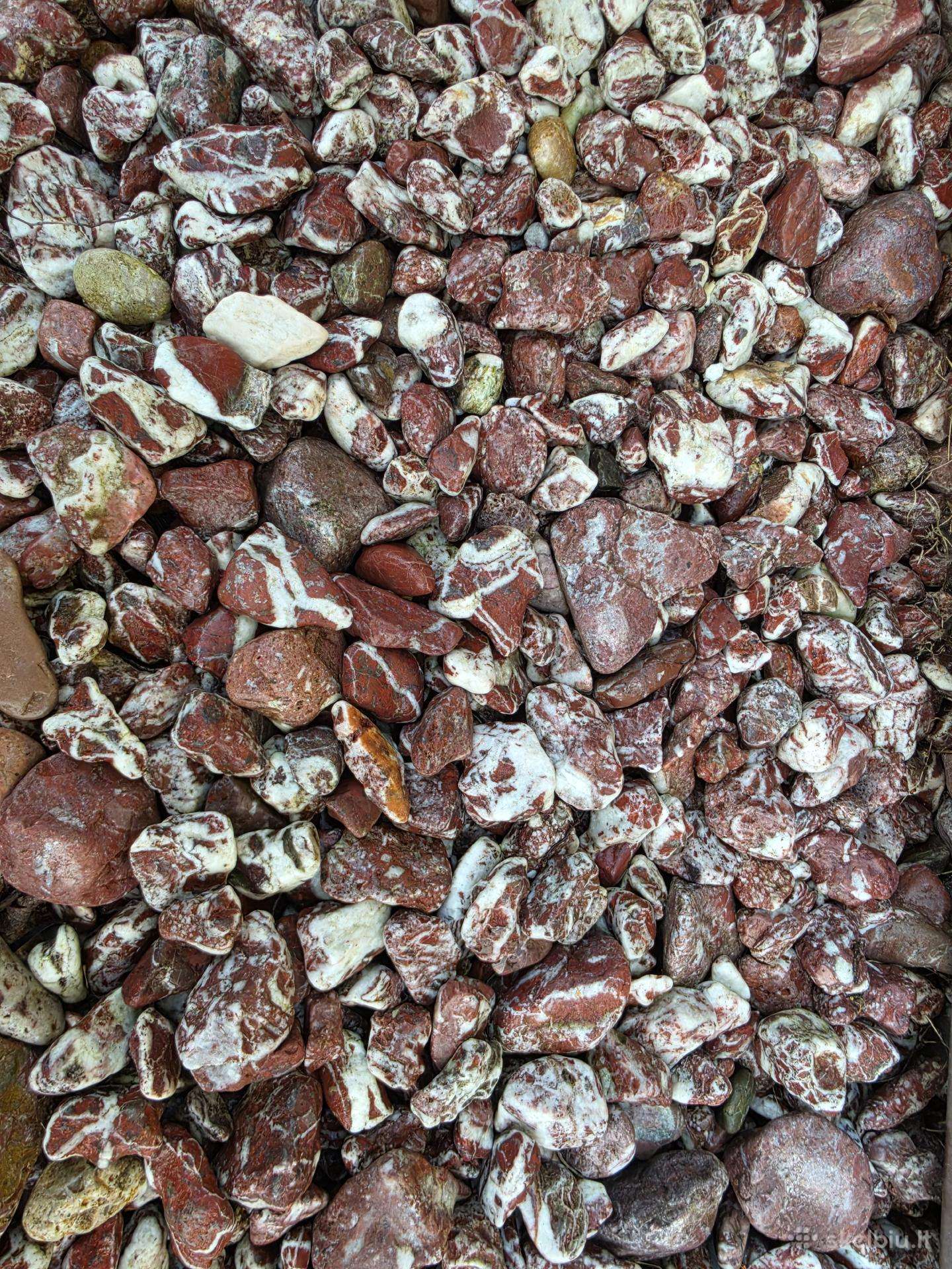 Dekoratyviniai gludinti Syria akmenukai