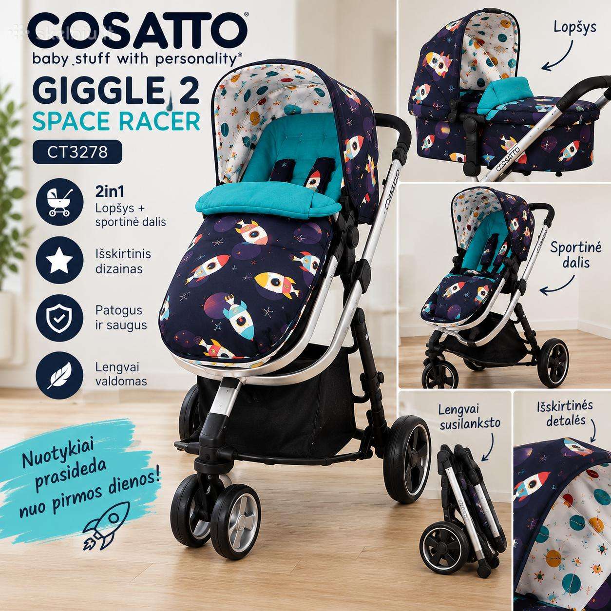 Cosatto Giggle 2 Space Racer