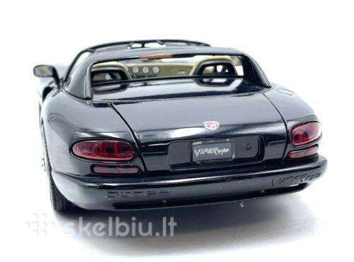 Dodge viper rt10 1:18 juodas kolekcinis automobili