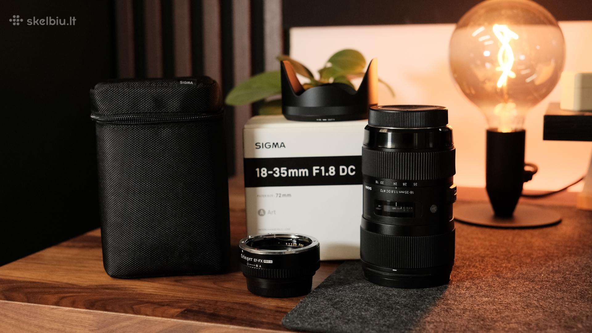 Sigma Art 18-35 1.8 Ef + fringer ef-fx pro II