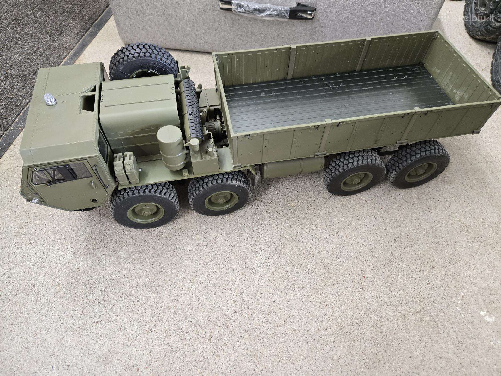Hg p801 8x8 RC scale crawler truck modelis