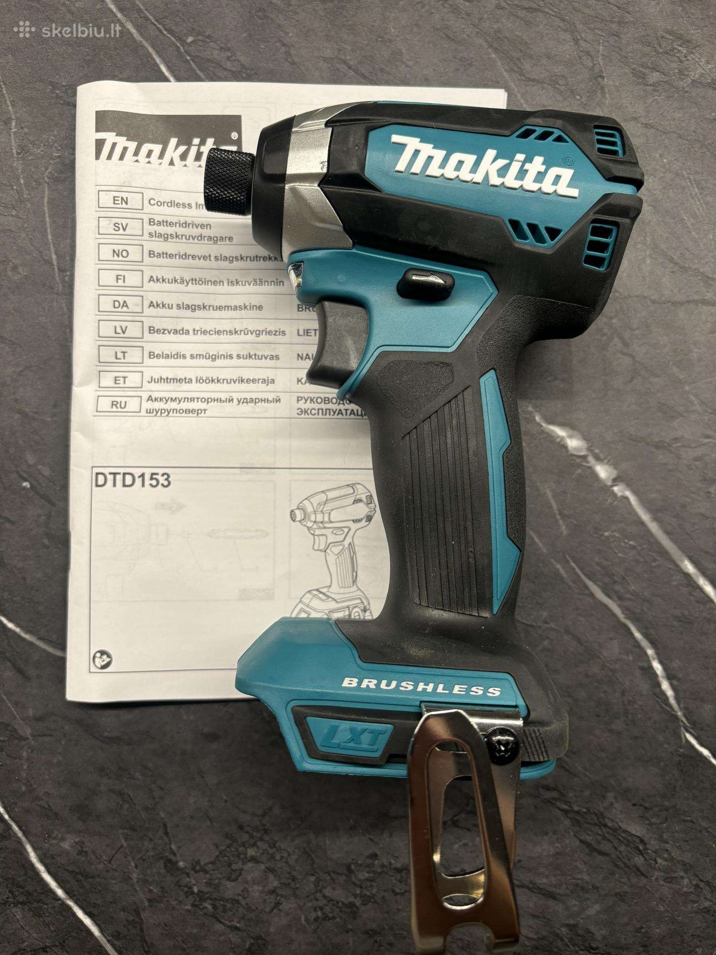 Akumuliatorinis smūginis suktuvas Makita Dtd153