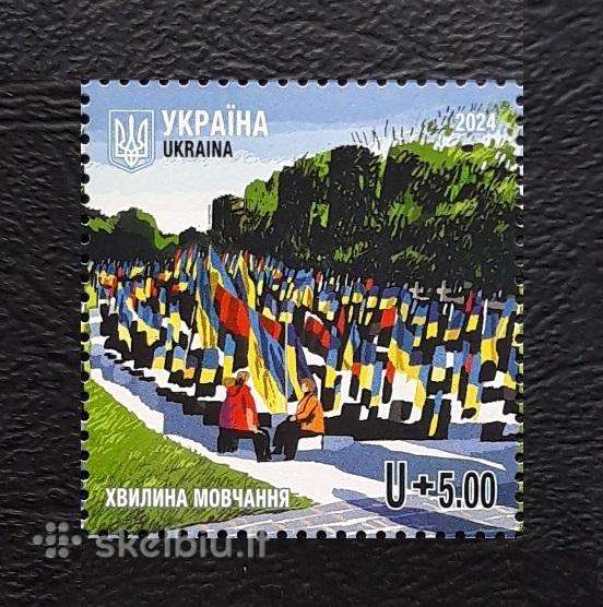 Ukraina Karas 2024 Tylos minutė