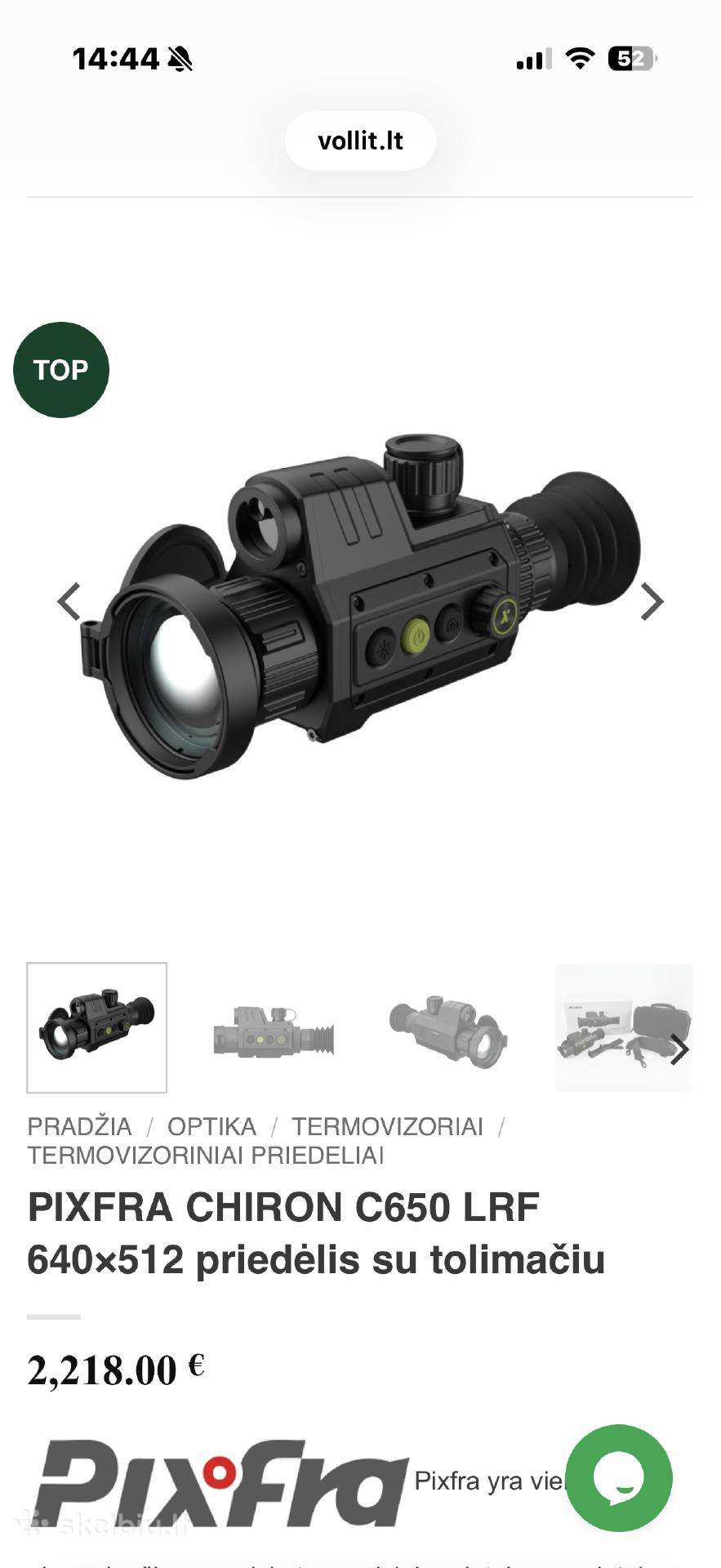 Naujas Pixfra Chiron C650 Lrf 640512