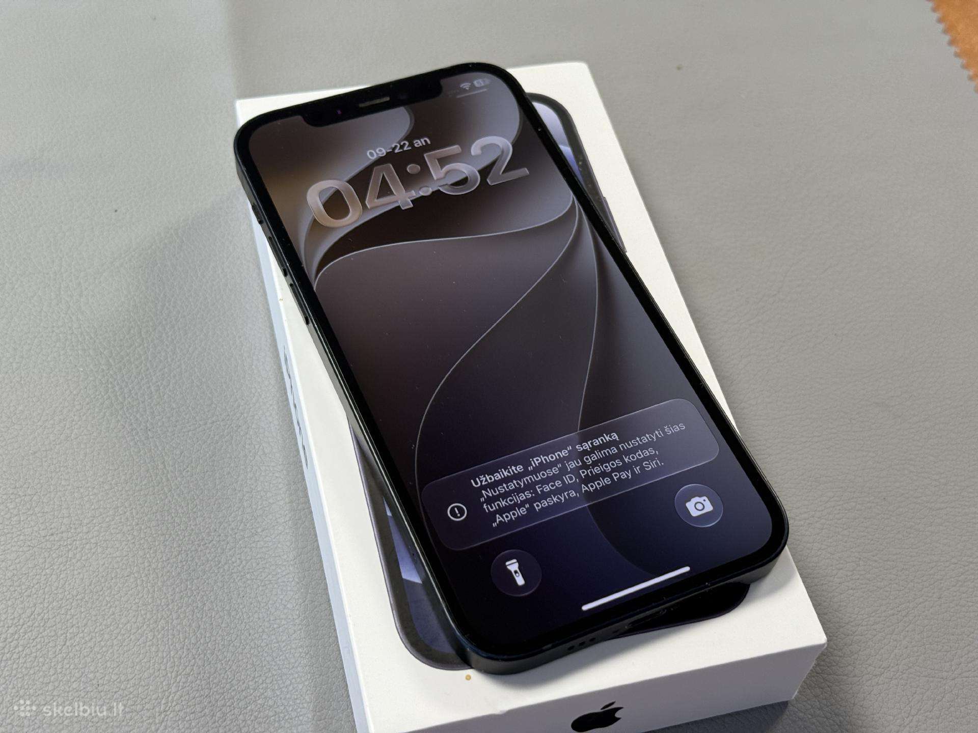 iPhone 12 su 128gb 150e kitas visiškai naujas 300e