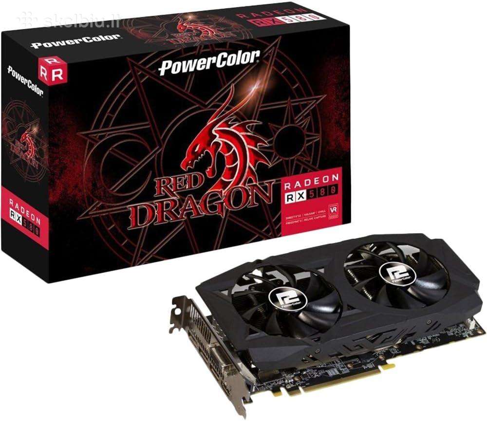 Power Color Red Dragon Rx 580 8gb