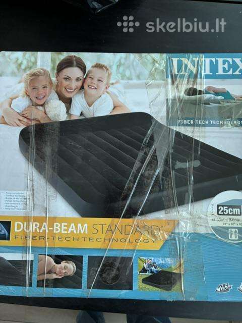 Didelis pripučiamas čiužinys Intex King Dura-beam