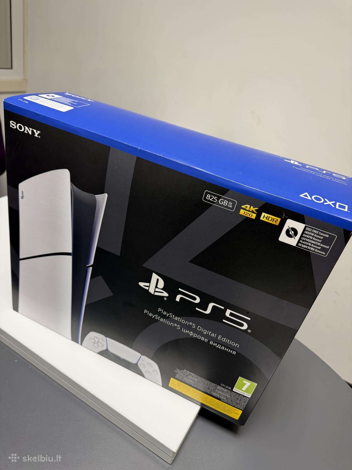 Playstation 5 Digital slim Naujas