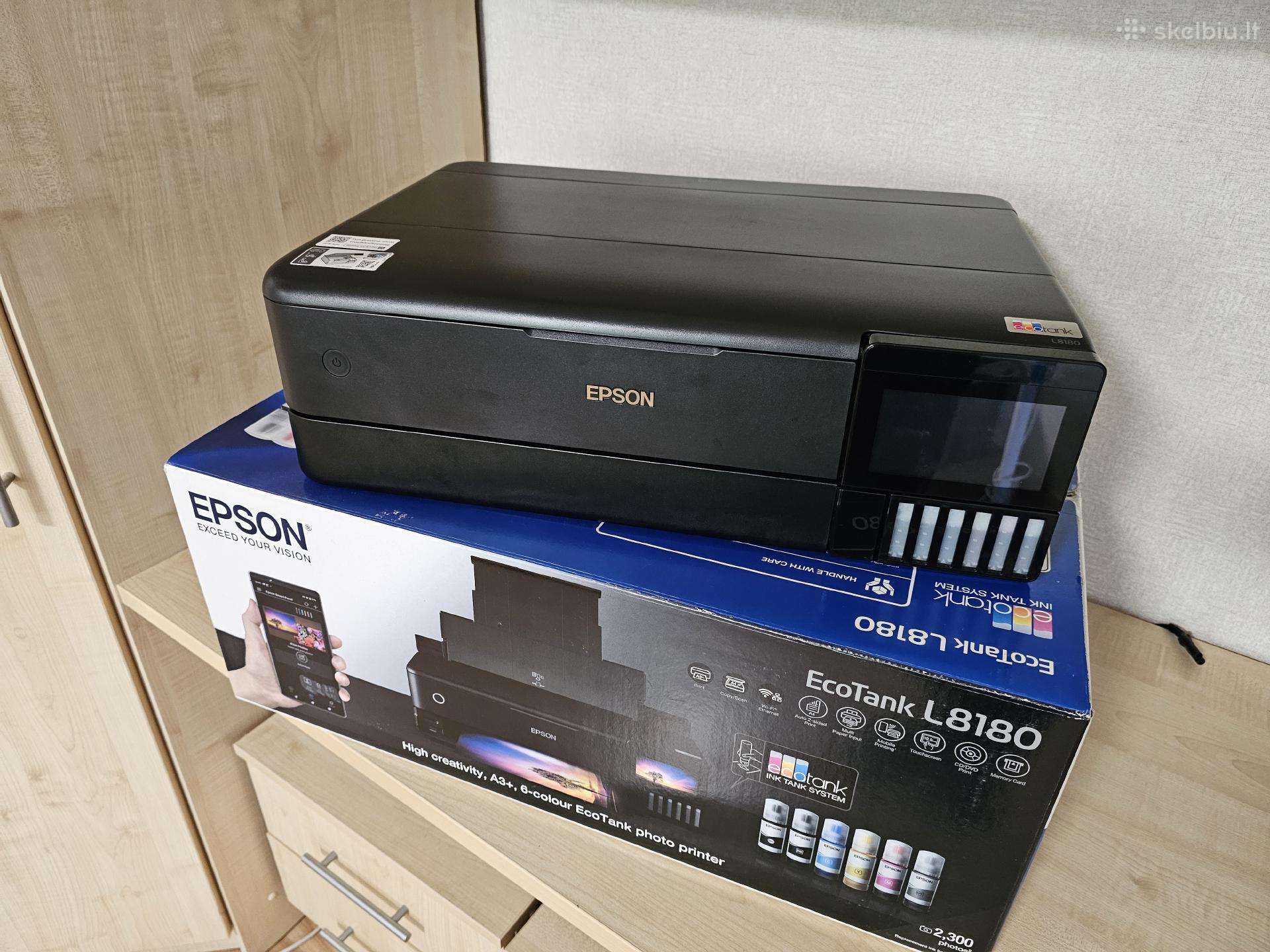 Daugiafunkcis spausdintuvas Epson Ecotank L8180 A3