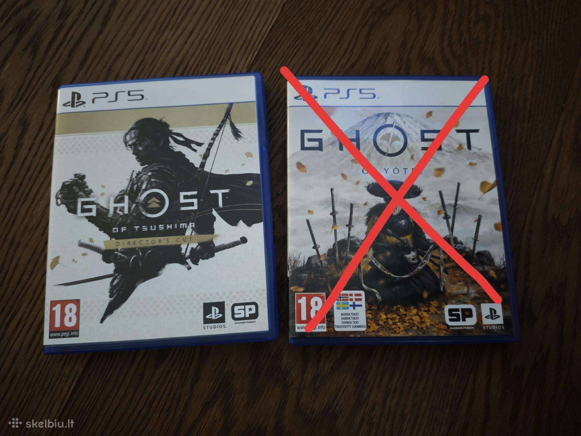 Ps5 žaidimai Ghost of Tsushima/ Yotei