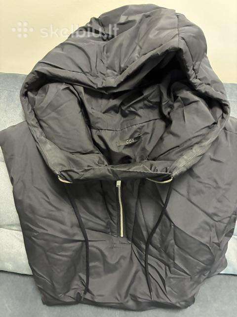 Originalus juodas Cos padded hood gobtuvas-antkakl