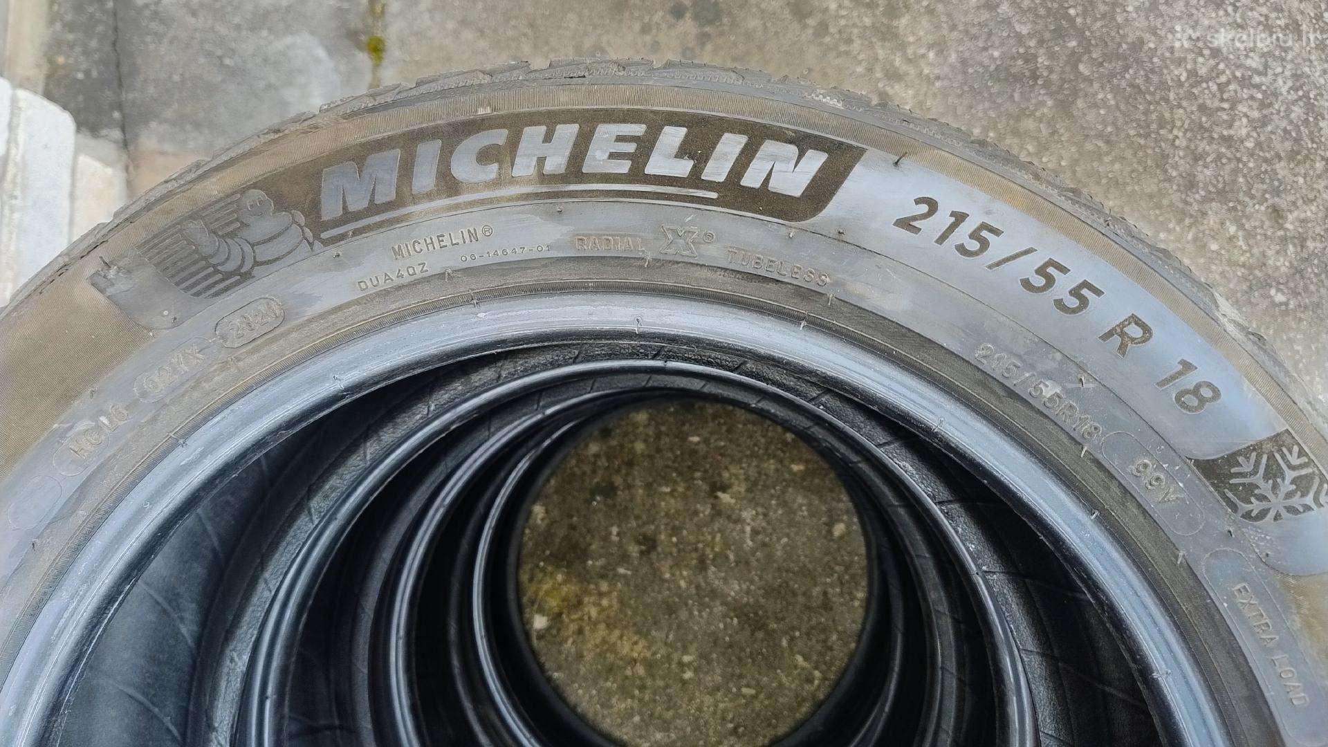 Michelin, зимние 215/55 R18