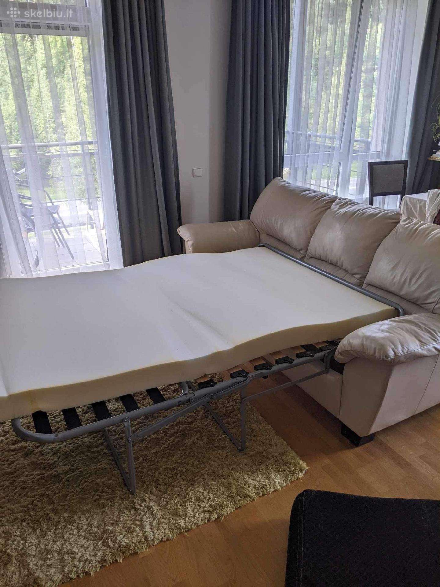Odinė Sofa lova su defektais