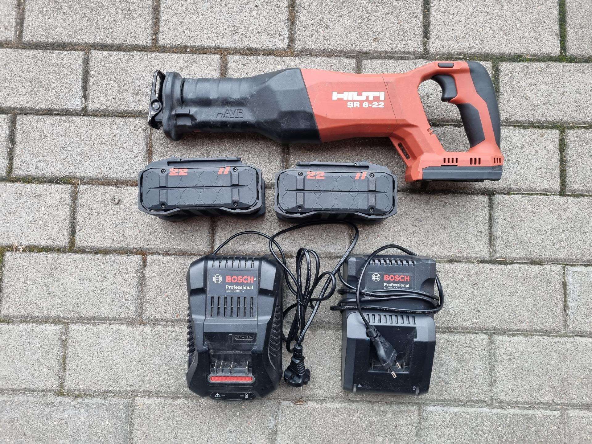 Pigiai Hilti Nuron 22v pjūklas ir akumuliatoriai