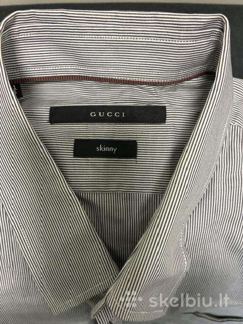 Nauji originalūs Gucci Skinny vyriški marškiniai s