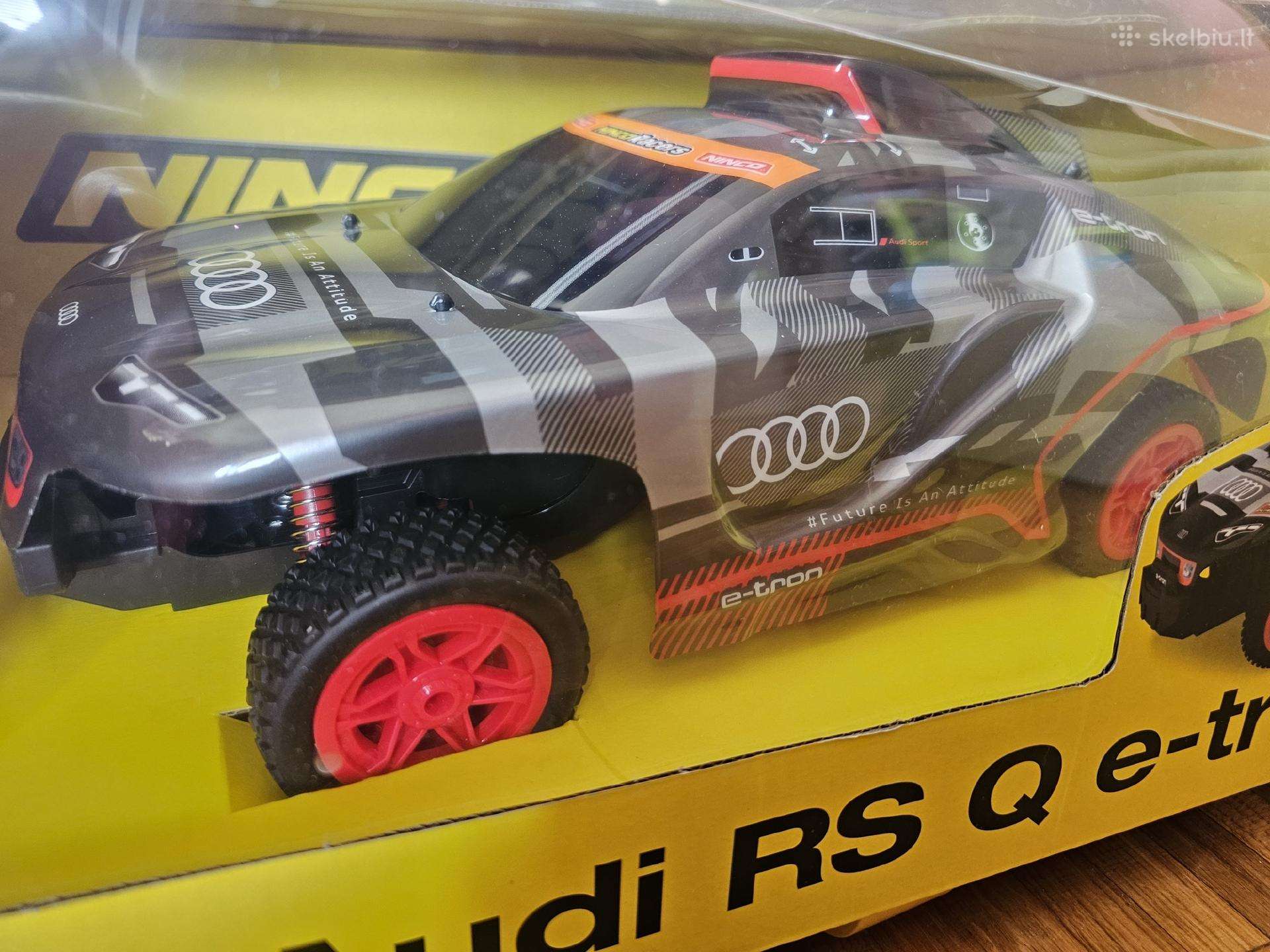 Įkraunamas Ninco Audi RS Q E-tron, net 1:10, Dakar