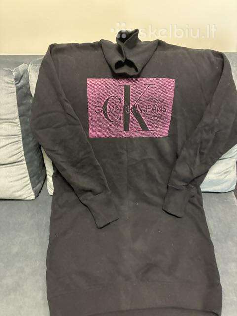Originali Calvin Klein Jeans suknelė-džemperis auk