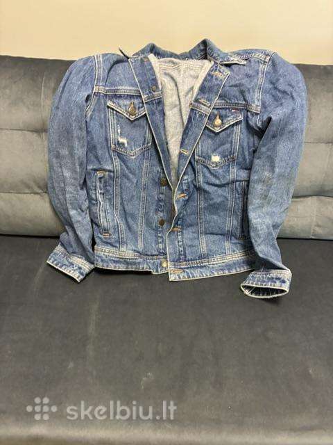 Originalus mėlynas Tommy Jeans džinsinis švarkelis