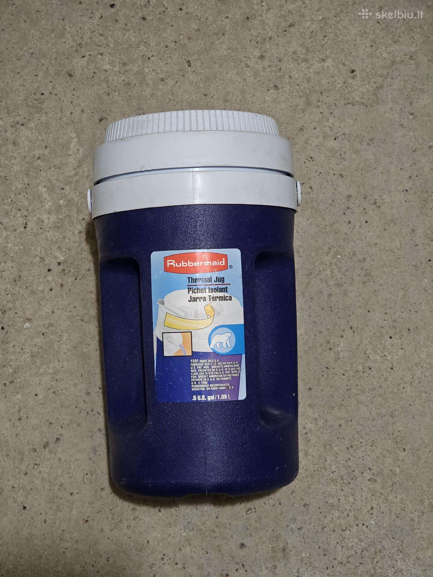 Rubbermaid 1,89l talpos plastikinis termosas (JAV)