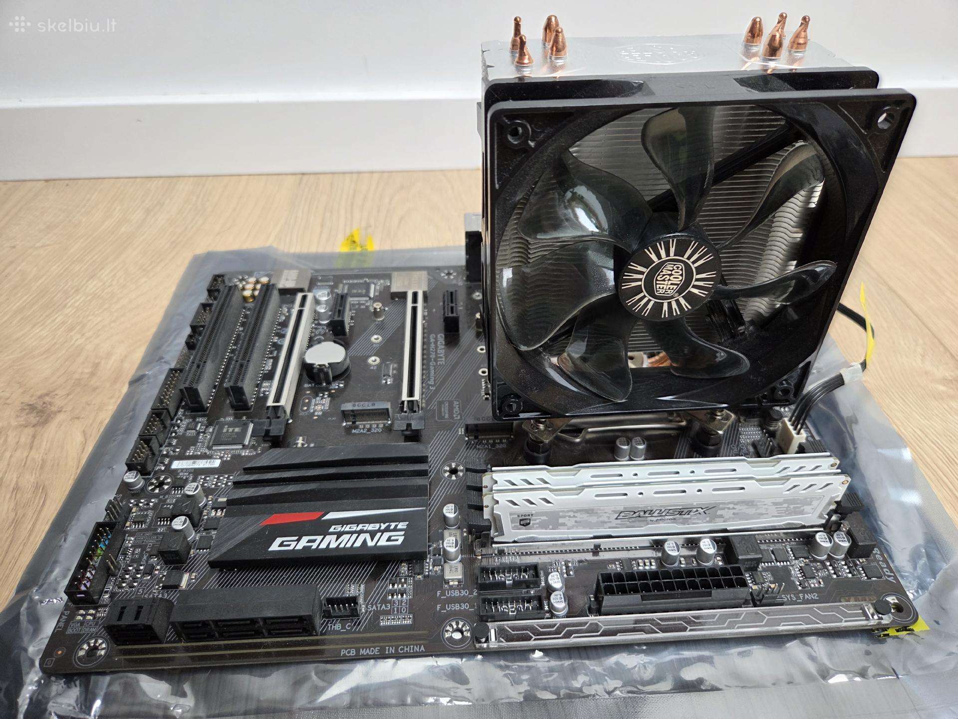 Gigabyte Ga-h270 su: 16gb RAM, i7 7700 Cpu+fan