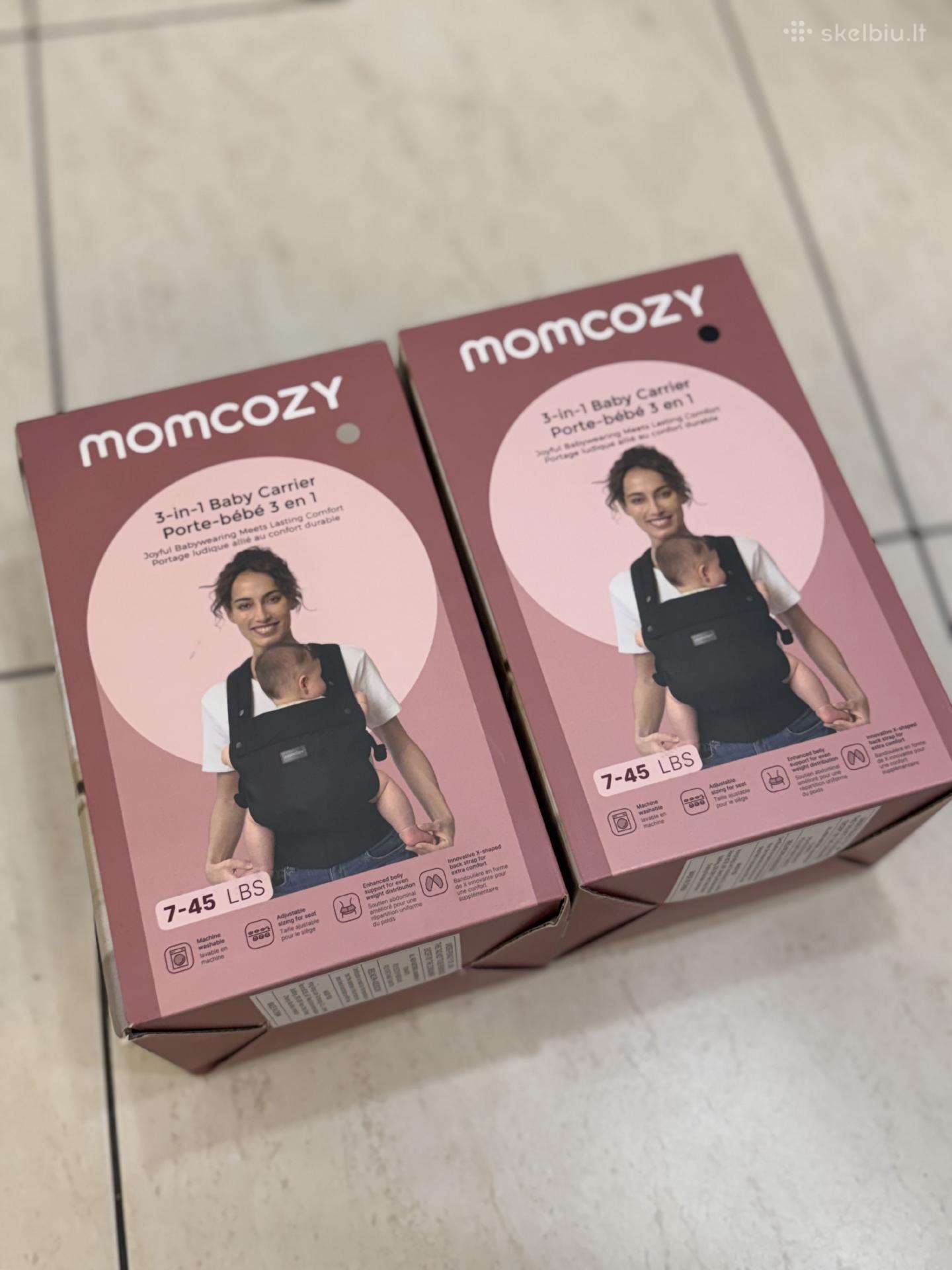 Naujos Momcozy ergonominės kūdikių nešyklės