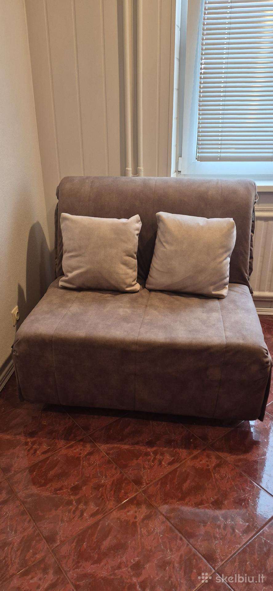 Kompaktiška, daili,viengulė sofa-lova 'Malta'