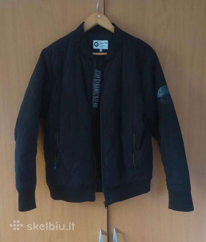 Jack & Jones pavasarinė juoda vyriška striukė M