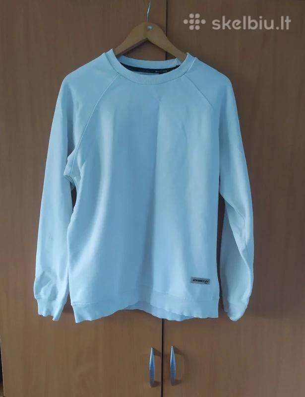 Bershka Baltas megztinis M dydis